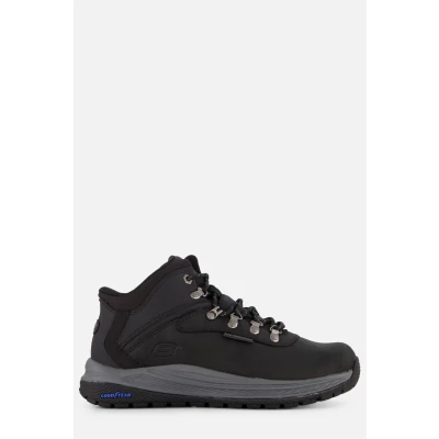 Afbeelding van Skechers Mens Boot MEROE Pikeman enkel, Zwart leer/synthetisch, 12 UK, Leer Synthetisch, 47.5 EU