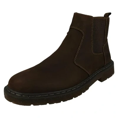 Afbeelding van Rieker 31650 23 Bruin Lederen Heren Chelsea Boot 9.5, Bruin, 42 EU