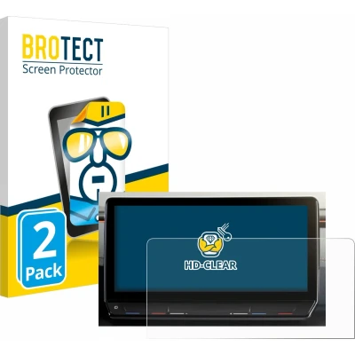 Afbeelding van BROTECT Screenprotector voor Cupra Formentor 2020 2022 Infotainment System 10&quot; Folie Beschermfolie transparant (2 Stuks)