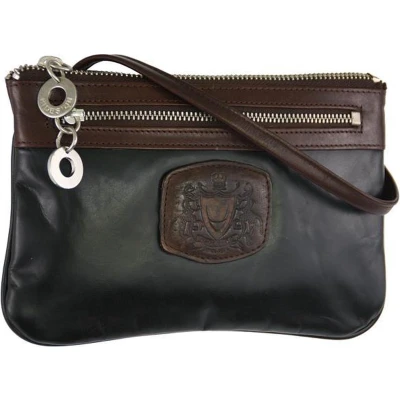 Afbeelding van Hidesign lederen dames cross over/cross body &#039;Prunella&#039; zwart