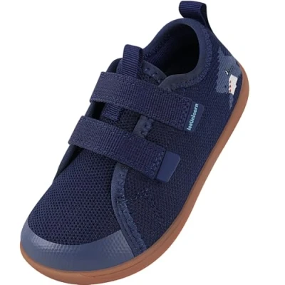 Afbeelding van IceUnicorn Blotevoetenschoenen voor kinderen, brede teenbox, jongens, meisjes, pantoffels, minimalistische outdoor trailschoenen, wandelschoenen, marineblauw, 24 EU Breed