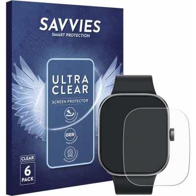 Afbeelding van Savvies Screenprotector voor Xiaomi Redmi Watch 4 Folie Beschermfolie transparant (6 Stuks)