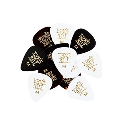 Afbeelding van Ernie Ball Medium Assorted Color Cellulose Picks, bag of 12