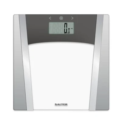 Afbeelding van Salter Bathroom Analyser Fitness Scale Groot digitaal display Easy Read Silver