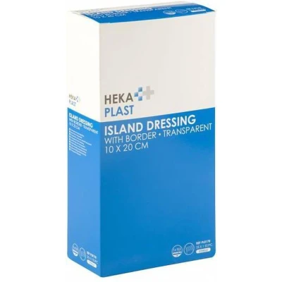 Afbeelding van Hekaplast Border 10cm x 20cm transparant (25 st)