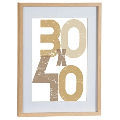 Afbeelding van Arte r Fotolijst bruin hout voor foto van 30x40 cm en 40x50