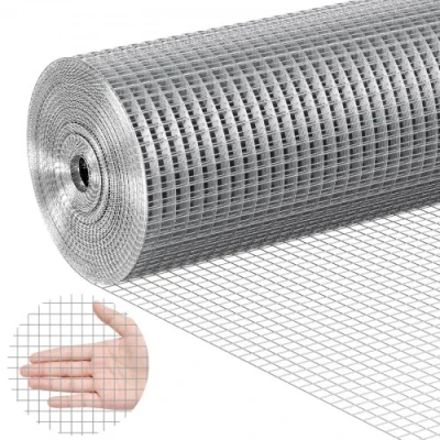 Afbeelding van VEVOR Hardware Doek, 1/2 &quot;24&quot; x 50ft 19 gauge, Hot Dipped Gegalvaniseerde Wire Mesh Roll, Kippengaas Schermen, voor Konijnenkooien, Tuin, Kleine Knaagdieren