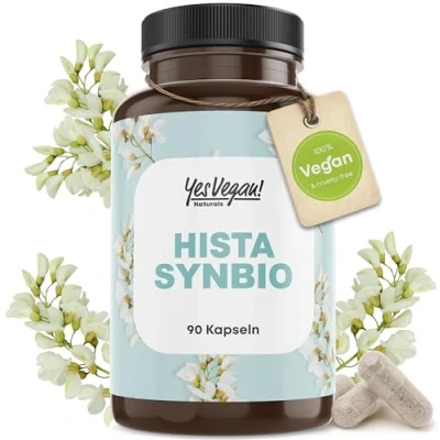 Afbeelding van Hista Synbio (90 capsules) melkzuurbacteriën en bifidobactie bij histamine intolerantie fructose 2 oplosbare vezels (1 x 90