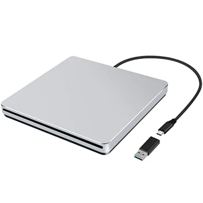 Afbeelding van USB C Superdrive NOLYTH USB3.0 Externe DVD CD Drive Burner compatibel met MacBook Air/Pro/Laptop/PC/Windows 10