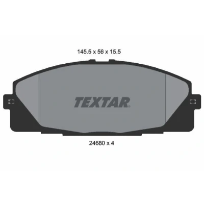 Afbeelding van Textar Remblokset 2468001