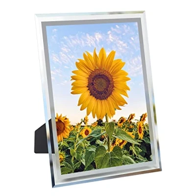 Afbeelding van A4 Fotolijsten Glas Gepersonaliseerde Fotolijst Certificaat Document Familie Foto&#039;s Muur &amp; Tafelblad Display, Klassieke Foto Houder voor Home Decor
