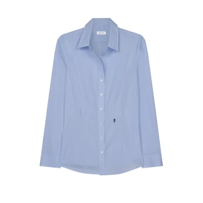 Afbeelding van Seidensticker CITY Overhemdblouse, Dames, Maat: 32, Hellblau streifen