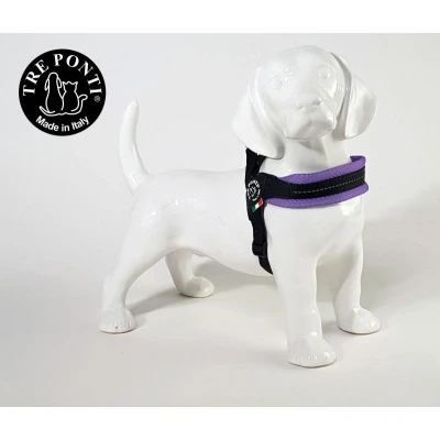 Afbeelding van Tre Ponti Fibbia Verstel. Mesh Refl. 2,5 Lila Tot 6 kg