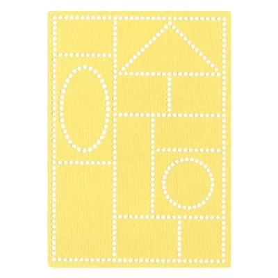 Afbeelding van Sizzix Thinlits Die Set Faux Verzending van Eileen Hull, Grijs