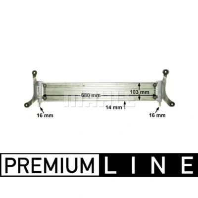 Afbeelding van Lage temperatuurkoeler, intercooler MAHLE CIR 6 000P