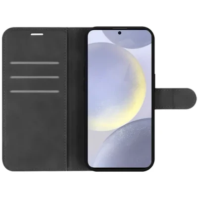 Afbeelding van Just in Case PU leer Book Zwart Samsung Galaxy S24+