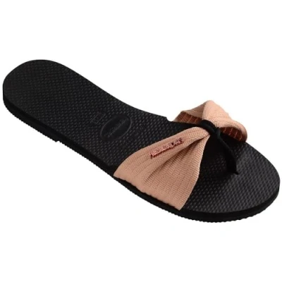 Afbeelding van Havaianas You Saint Tropez Basic dames Sandaal, Zwart Licht Roze, 33/34 EU