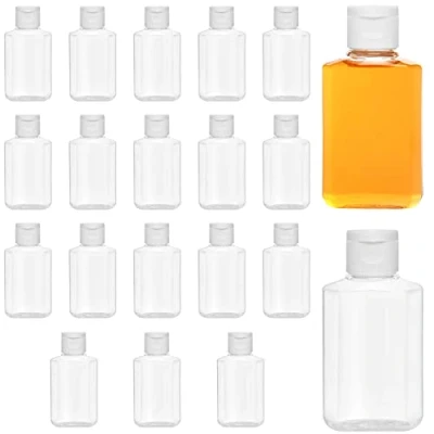 Afbeelding van Belle Vous Helder Plastic Klem Dop Navulbare Flessen (20 Pak) 60ml Vloeistof Containers Herbruikbare Lege Knijp Cosmetische voor Reizen, Toner, Lotion, Conditioner, Toiletspul, Shampo
