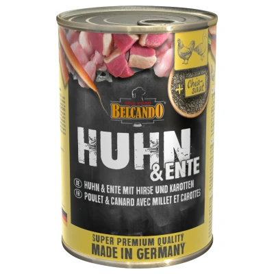 Afbeelding van 1 x 400 g Belcando Super Premium Kip &amp; eend met gierst wortelen Hondenvoer