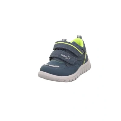 Afbeelding van Superfit SPORT7 MINI Unisex Babyschoenen voor kinderen, Maat: 25, Blau/gelb Leer en textiel
