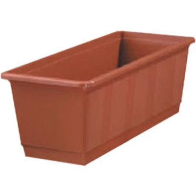 Afbeelding van Plantenbak terracotta rechthoekig 40 x 17,5 14,5 cm Plantenbakken