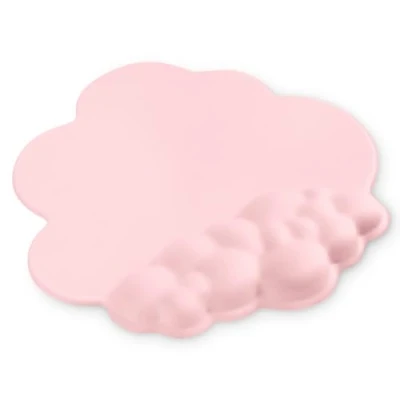 Afbeelding van ATTACK SHARK Cloud Muismat met Polssteun, Ergonomische Muismat, Antislip Basis voor Comfortabele en Precieze Bediening, Gaming Mat Glad Oppervlak Typen/Gamen, Bureauaccessoires Vlees Roze