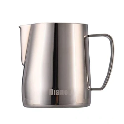 Afbeelding van Dianoo Rvs Melk Opschuimen Pitcher Creamer Latte Art Cup voor Espresso Cappuccino Koffie 600 ML