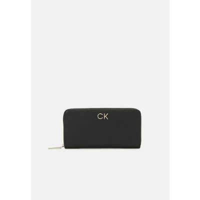 Afbeelding van Calvin Klein Wallet Portemonnee, Dames, Maat: One Size, Black