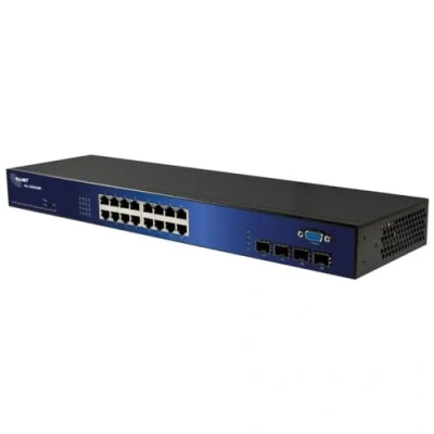 Afbeelding van ALLNET ALL SG8420M Managed netwerk switch L2 Gigabit Ethernet (10/100/1000) 19U Zwart