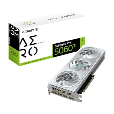 Afbeelding van GIGABYTE GeForce RTX 5060 Ti AERO OC 16G grafische kaart