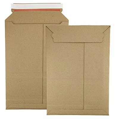 Afbeelding van Netuno 10 bruine verzendzakken van golfkarton, DIN B3, 35,2 x 52 cm, 354 g, rechte klep, zelfklevend, kartonnen enveloppen, goederenzending, karton, enveloppen