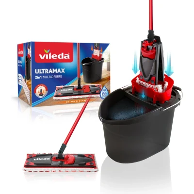 Afbeelding van Vileda Ultramax setbox vlakke vloerreiniger 1 stuks