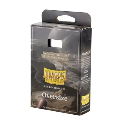 Afbeelding van Dragon Shield Sleeves Oversize (80x120mm) Clear &amp; Non Glare Side (100 stuks) Arcane Tinmen