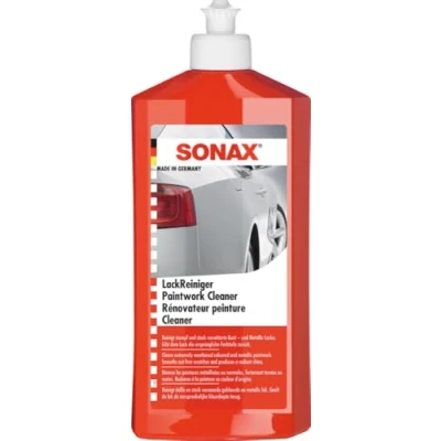 Afbeelding van SONAX Lacquer Cleaner (500 ml) krachtige poetsmiddel voor doffe en sterk verweerde gekleurde metallic lakken Item nr. 03022000