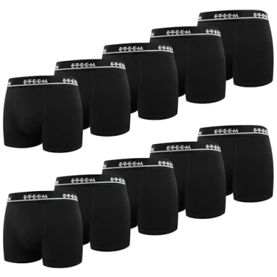 Afbeelding van L&amp;K Set van 10 boxershorts voor heren, retroshorts met leuk patroon, katoen 1102, 1103 stuks per verpakking, 5XL
