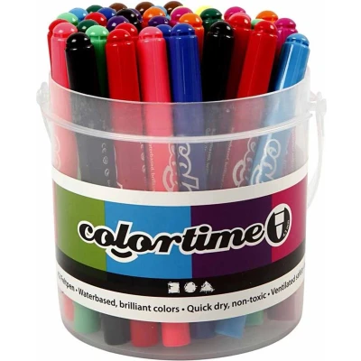 Afbeelding van Creativ Company Emmer met 42 Stiften, 12 Kleuren