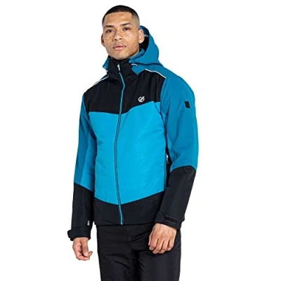 Afbeelding van Dare 2b Embodied heren ski jack, waterdicht en ademend Gerecycled materiaal, sneeuwvang, getapete naden, 2 lagere zakken met rits, verstelbare technische capuchon