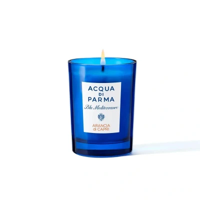 Afbeelding van Acqua di Parma Arancia Capri geurkaars 200 gram Blauw