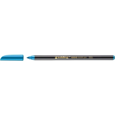 Afbeelding van Markeerstift Edding 1200 Metallic Blauw (10 Stuks)