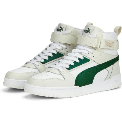 Afbeelding van PUMA rbd game, voetbalschoenen voor heren, meerkleurig (White Vine Vapor Gray Gold), 42.5 EU
