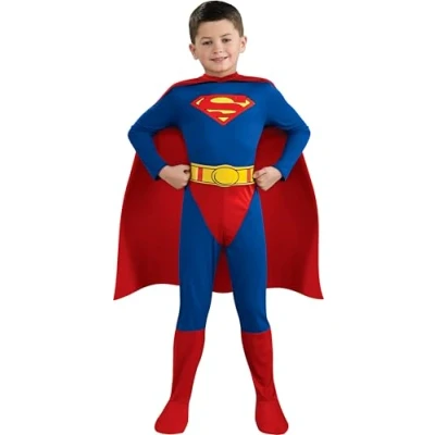 Afbeelding van Superman™ kostuum voor jongens Verkleedkleding 134 146
