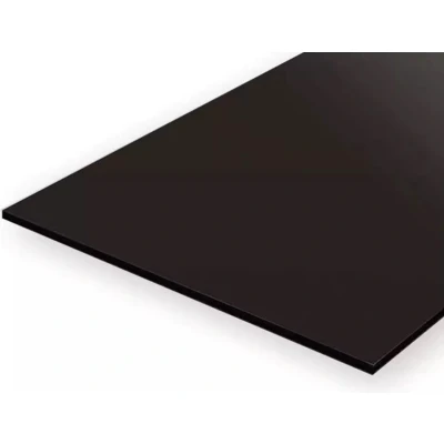 Afbeelding van Evergreen 9511 Gladde Plaat Zwart 152mmX292mm 0,25mm Dik 4 stuks