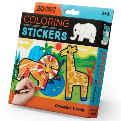Afbeelding van Crocodile creek kleurstickers dieren
