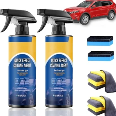 Afbeelding van Quick Effect Coating Agent, Car Acting Agent Spray, Auto Snelwerkende 120ml (2 Stuk)