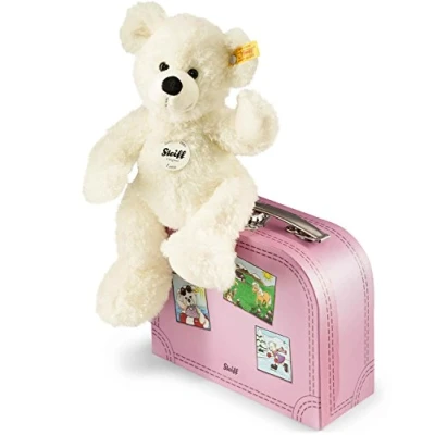 Afbeelding van Steiff 111563 Lotte teddybeer in koffer pluche dier, meerkleurig, 28 cm