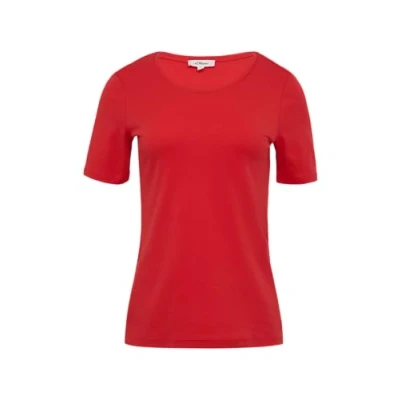 Afbeelding van s.Oliver Tshirt basic, Dames, Maat: 42, Rot