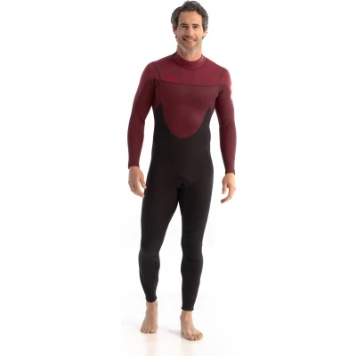 Afbeelding van 2025 Jobe Heren Perth 3/2mm Rug Ritssluiting Wetsuit Red
