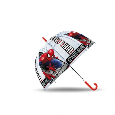 Afbeelding van Spiderman paraplu voor kinderen rood/blauw D61 cm