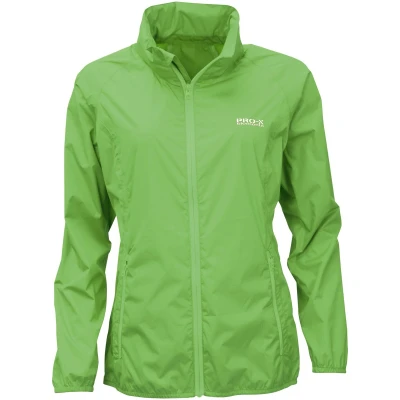 Afbeelding van Pro X Elements Opbergbare regenjas voor dames LADY PACKable Bamboe groen maat 36EU