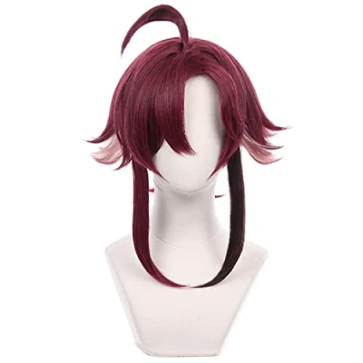 Afbeelding van HIROAKIYA Shikanoin Heizou Wig, Genshin Impact Cosplay Wig with Cap, Length approx.45cm